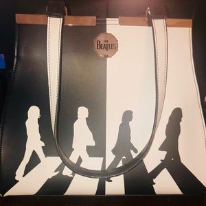 Black & Whtie Beatles Purse- NWOT